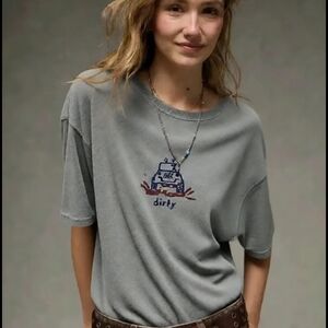 JEEP Gray Graphic Tee - Short Sleeve